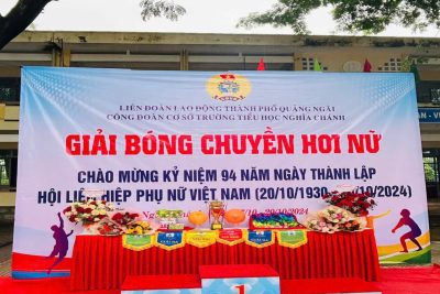 GIẢI BÓNG CHUYỀN HƠI NỮ LẦN THỨ I NĂM HỌC 2024-2025